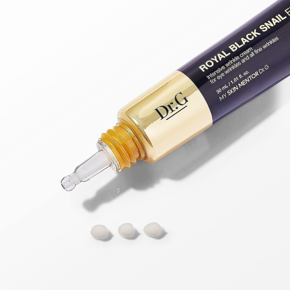 Dr.G Royal Black Snail Eye Cream - paakių kremas su sraigių mucinu