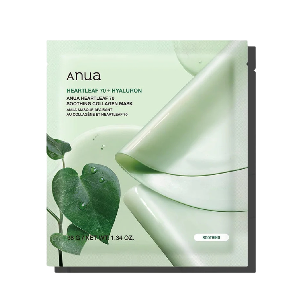Anua Heartleaf 70 Soothing Collagen Mask - veido kaukė