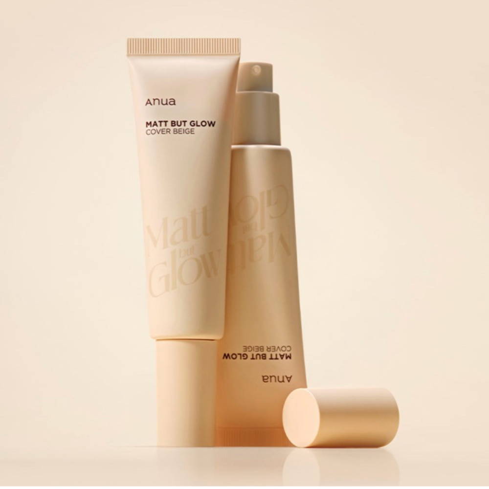 Anua Matt But Glow Cover Beige - kremas su spalva