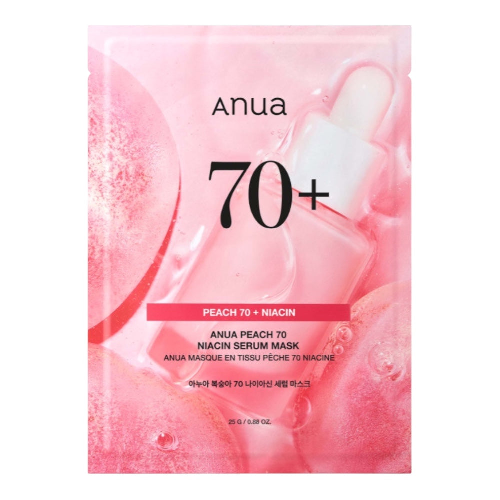 Anua - Peach 70 Niacin Serum Mask - lakštinė kaukė