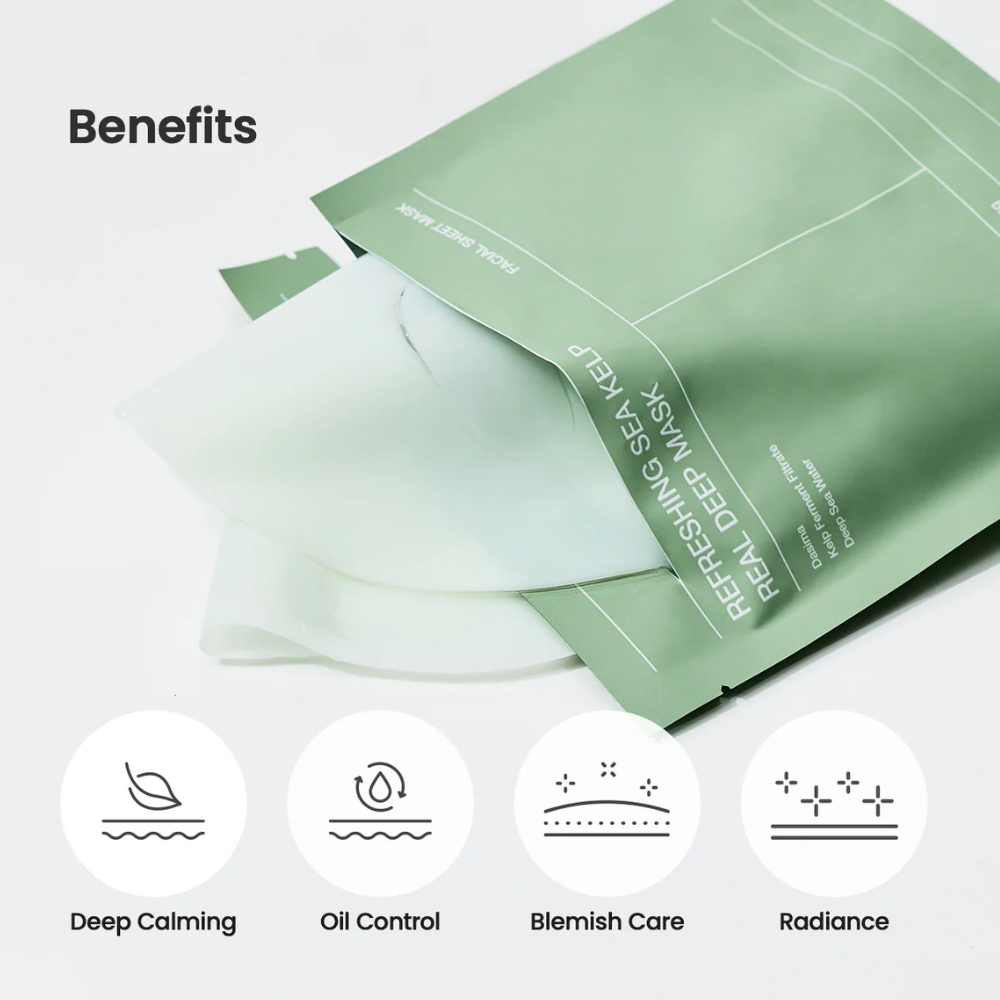 BIODANCE Refreshing Sea Kelp Real Deep Mask - veido kaukė
