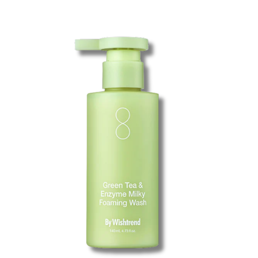 By Wishtrend - Green Tea & Enzyme Milky Foaming Wash - veido prausiklis