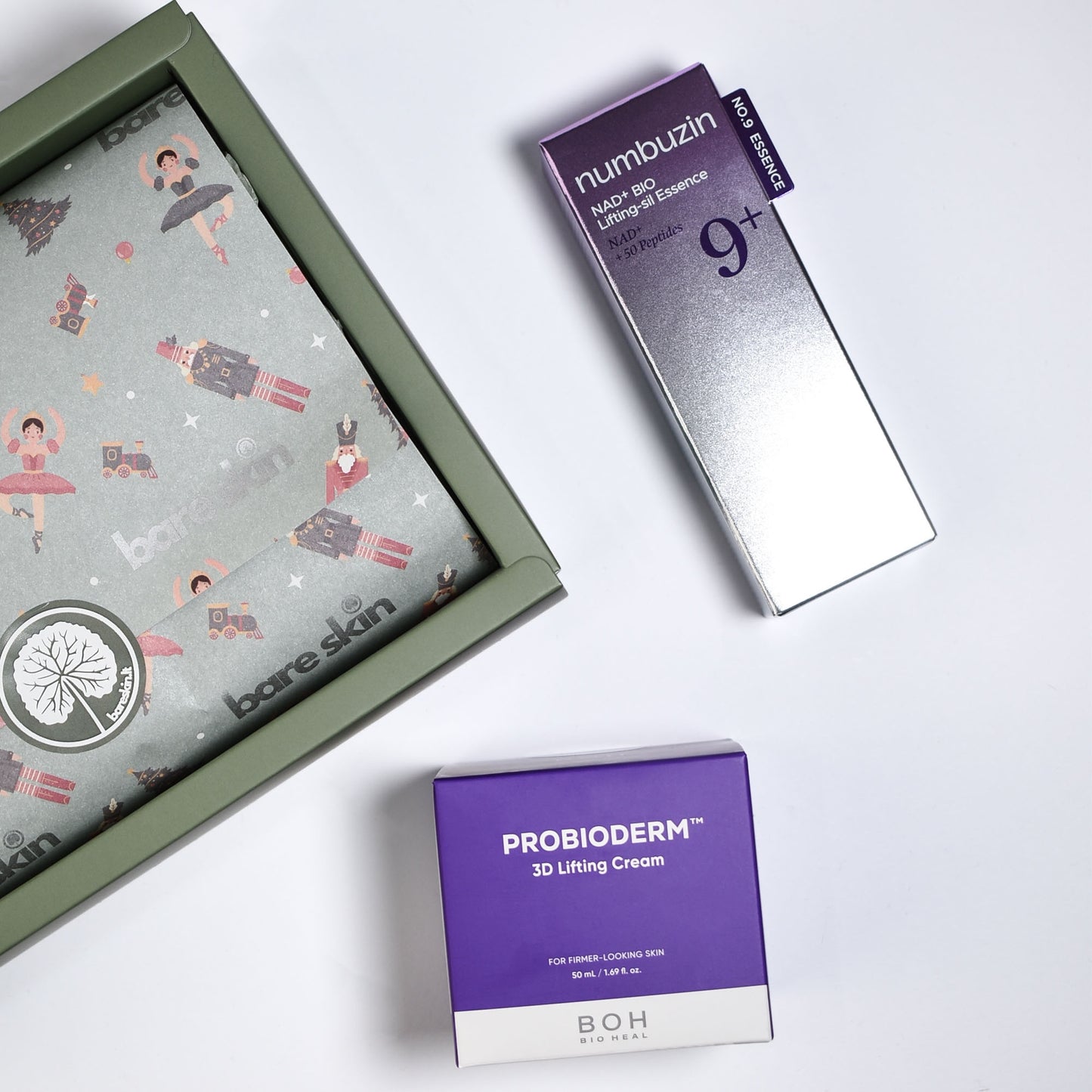 DOVANA: BIOHEAL BOH veido kremas ir numbuzin No.9 NAD veido esencija