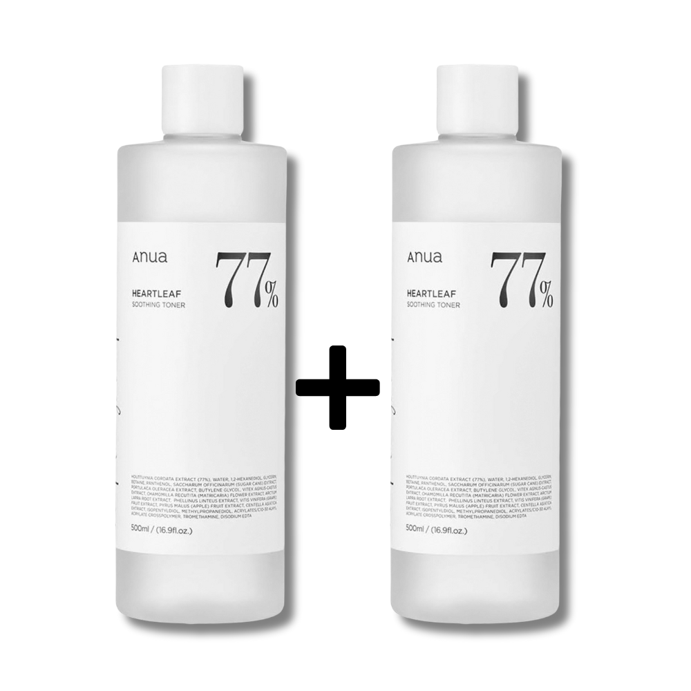 Anua Heartleaf 77% raminamasis veido tonikas 2 x 500 ml