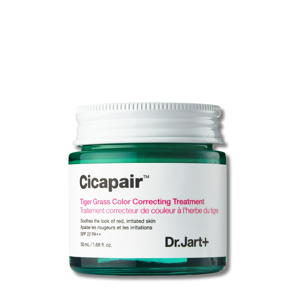 Dr. Jart+ Cicapair Tiger Grass Color Correcting Treatment SPF PA 22++ - raudonį neutralizuojantis veido kremas