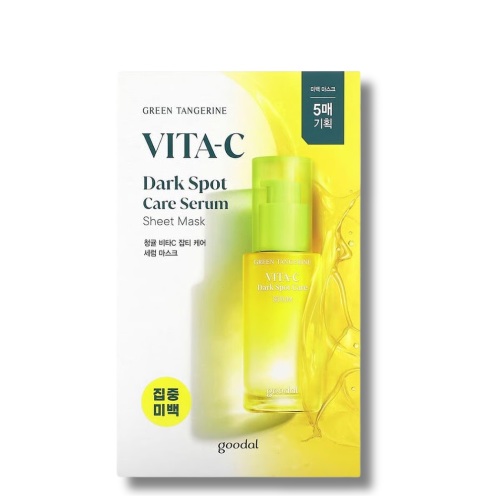 Goodal Green Tangerine Vita C Dark Spot Care Serum Mask- veido kaukė