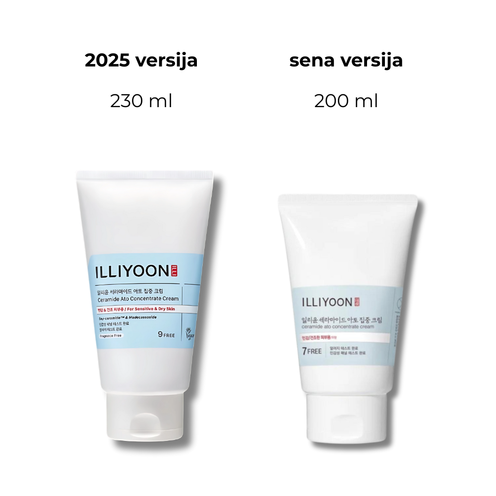 ILLIYOON Ceramide Ato Concentrate Cream - keramidų veido ir kūno kremas