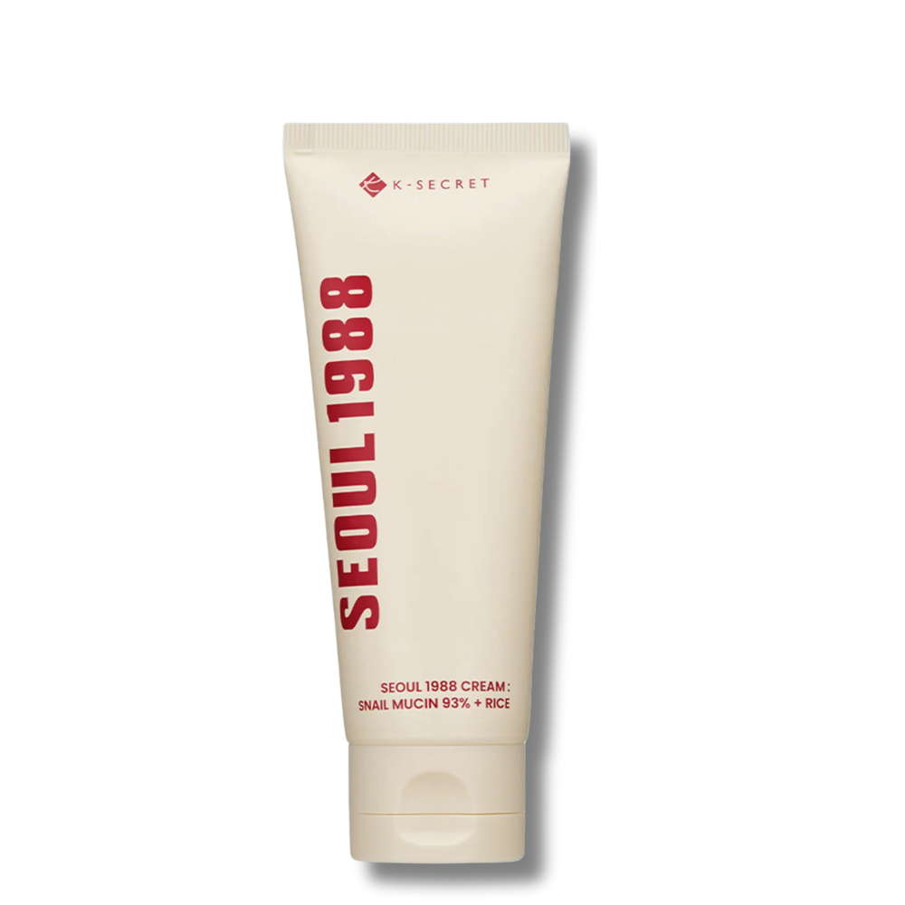 KSECRET - SEOUL 1988 Cream : Snail Mucin 93% + Rice - veido kremas