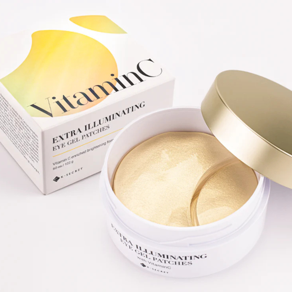 KSECRET - SEOUL 1988 VITAMIN C Extra Illuminating Eye Gel Patches - paakių padeliai