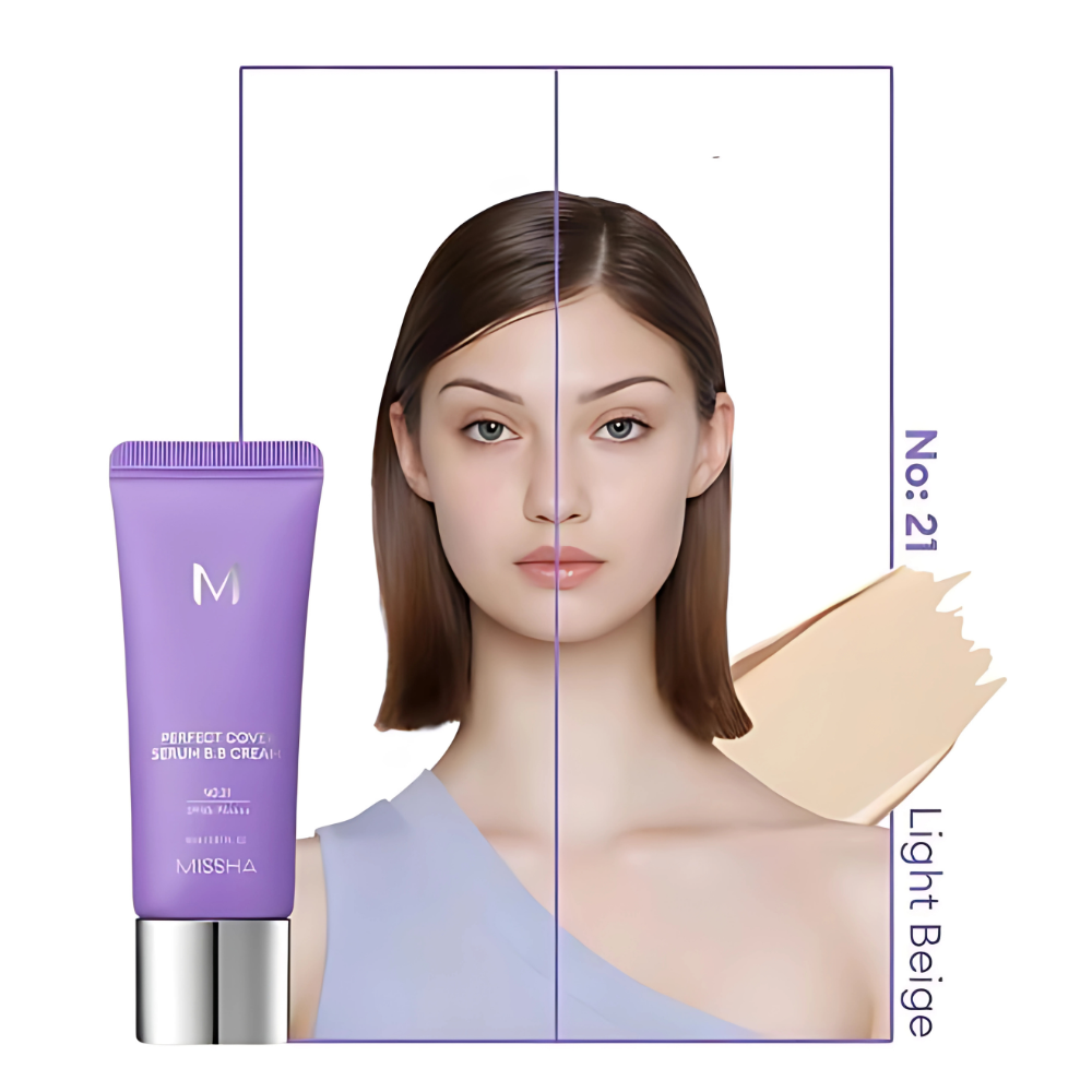 MISSHA - Perfect Cover Serum B.B Cream - BB kremas