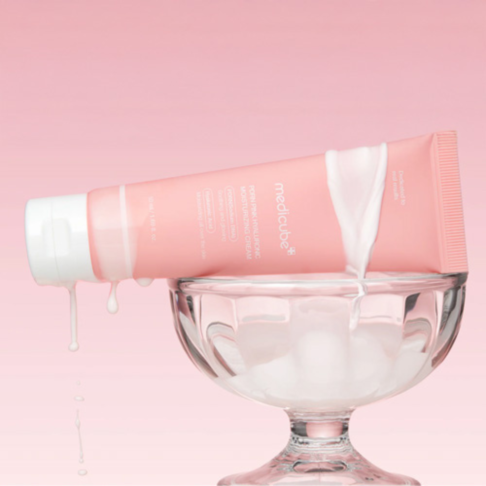 Medicube - PDRN Pink Hyaluronic Moisturizing Cream - veido kremas