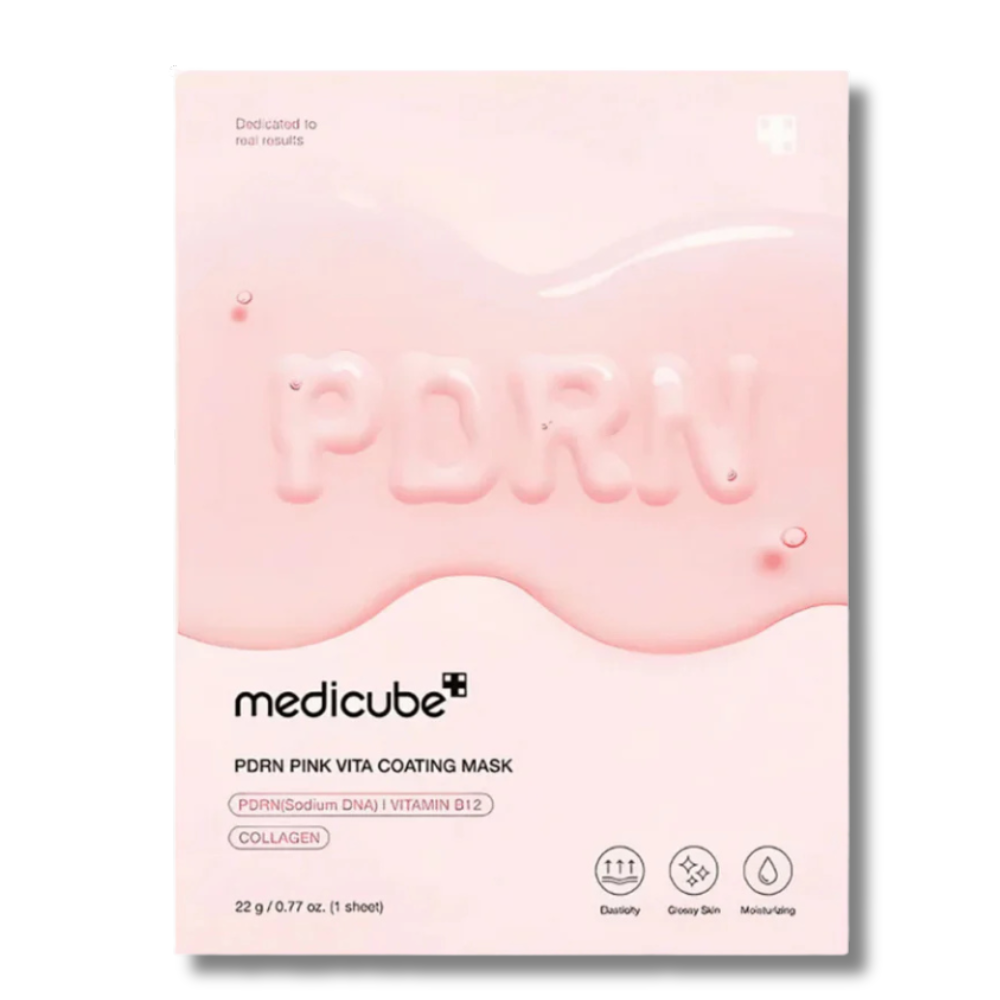 Medicube - PDRN Pink Vita Coating Mask - veido kaukė