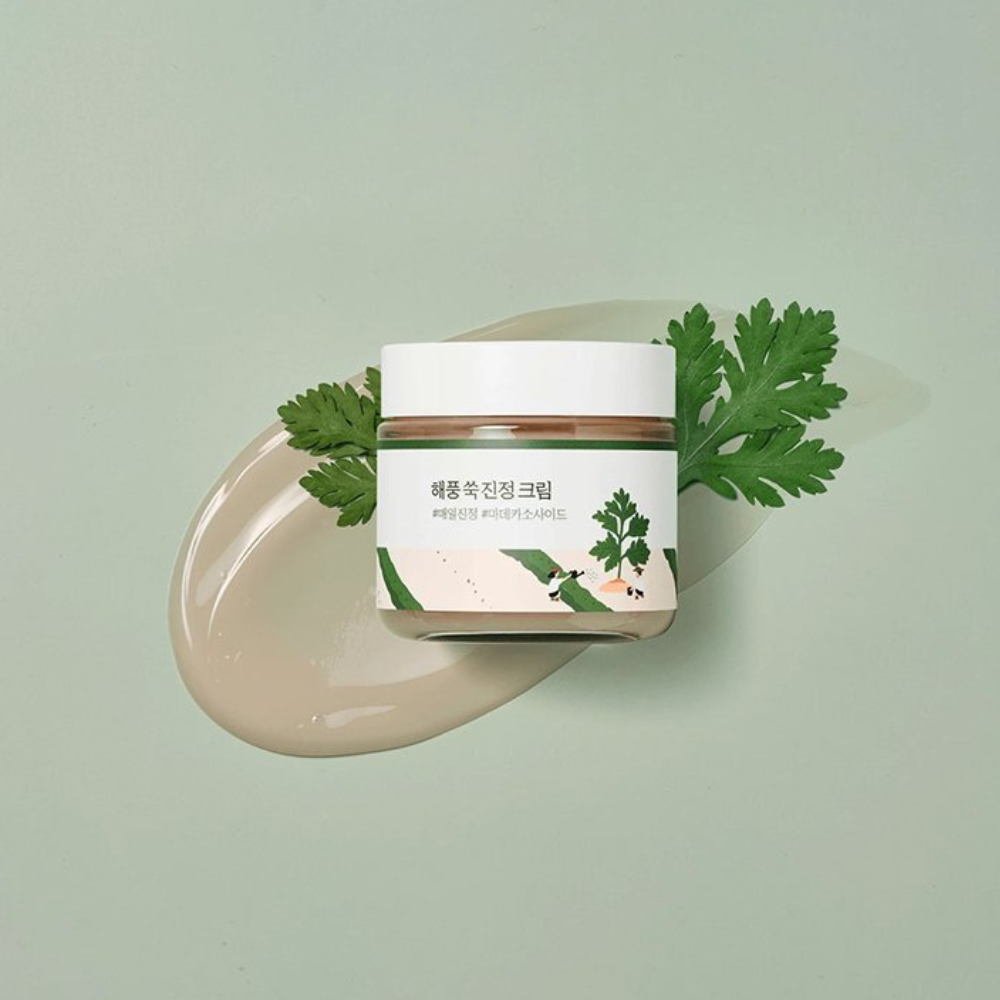 ROUND LAB - Mugwort Calming Cream - veido kremas
