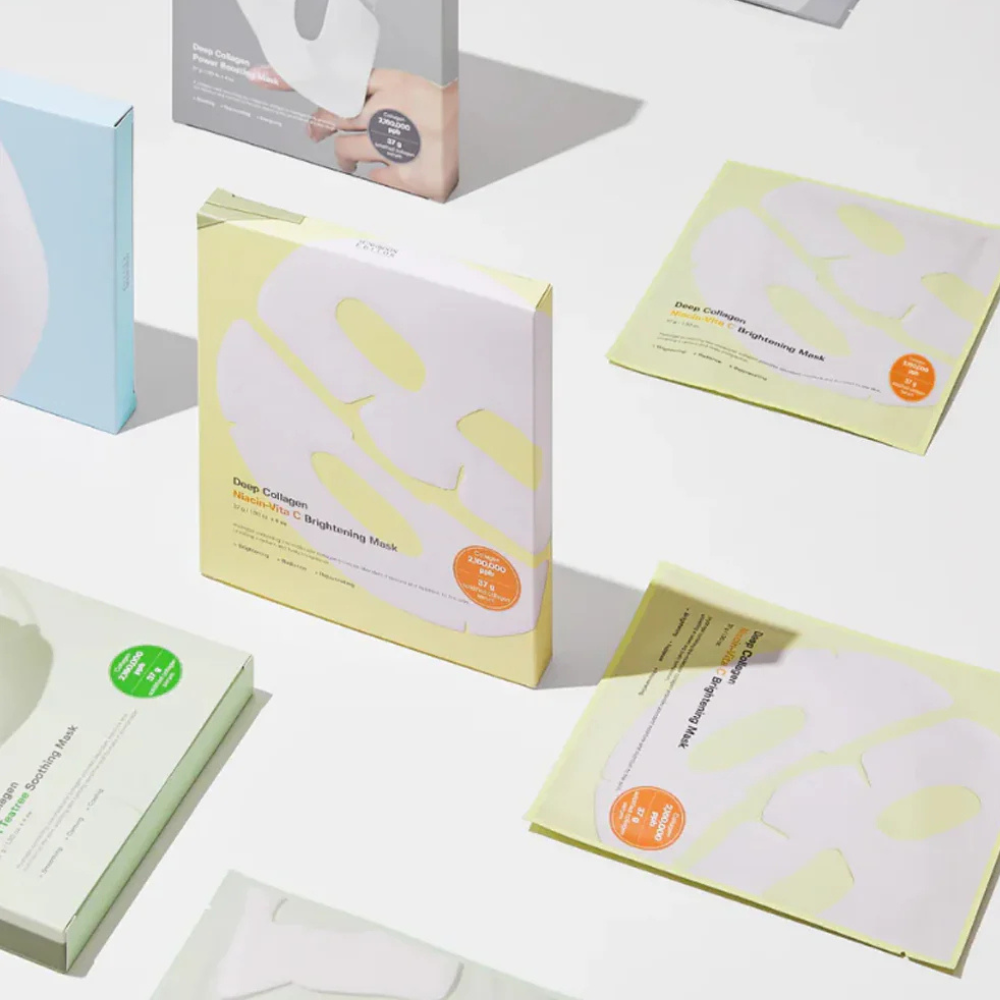 Sungboon Editor - Deep Collagen Niacin Vita C Brightening Mask - veido kaukė
