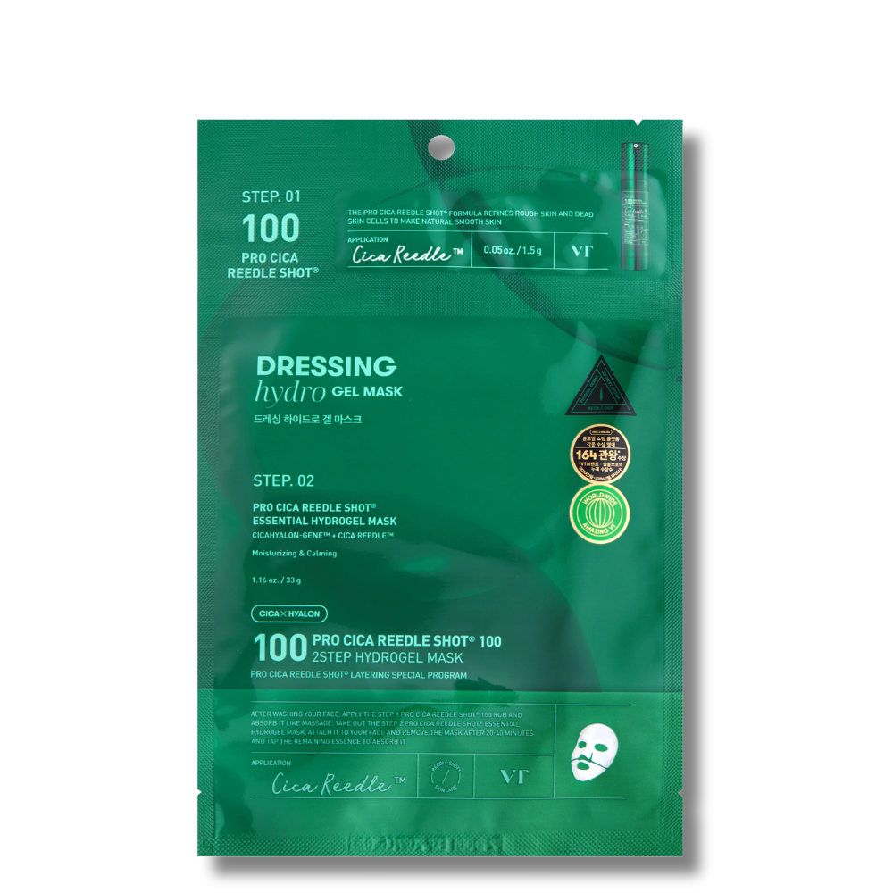 VT Pro Cica Reedle Shot 100 2Step Hydrogel Mask - bandomasis rinkinys