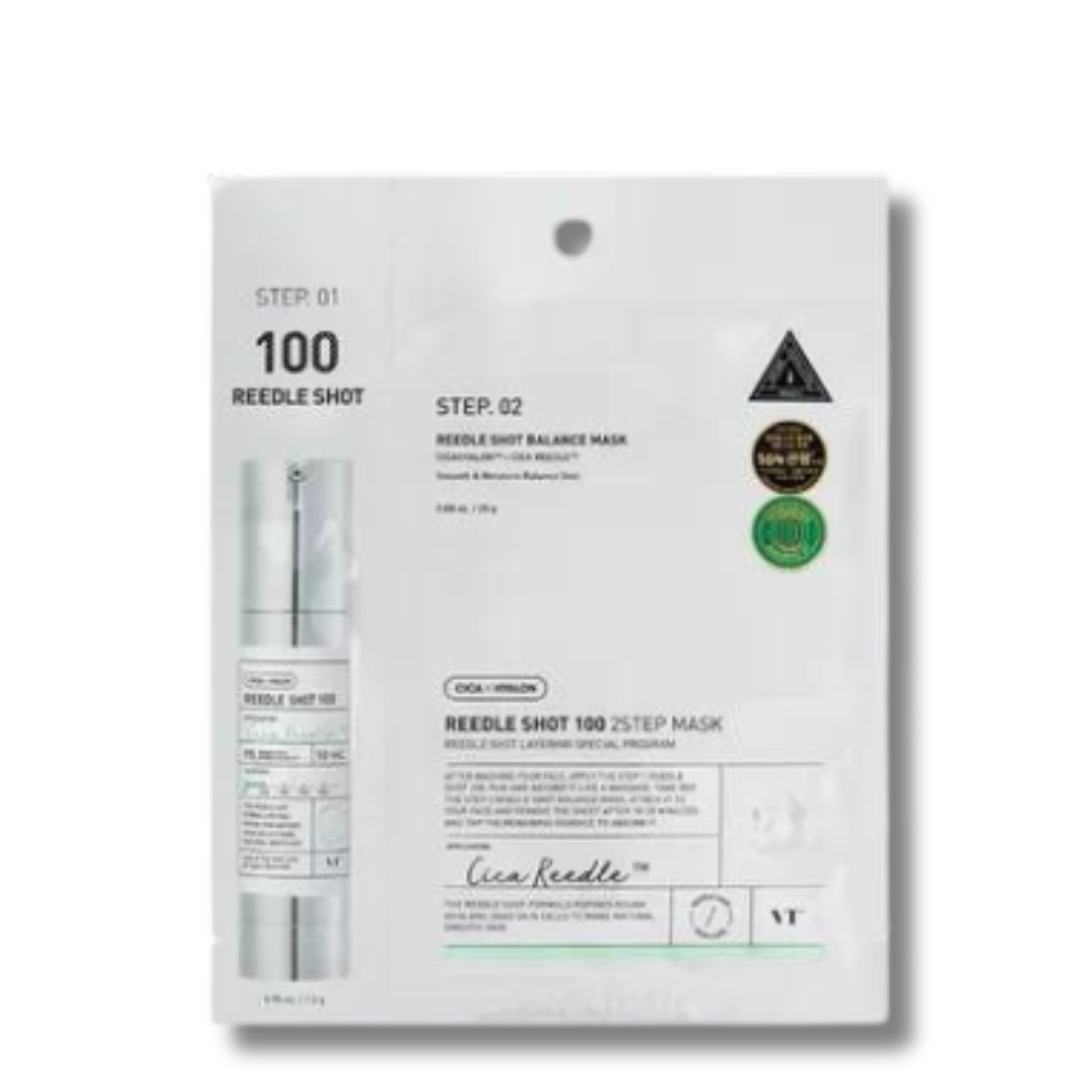 🎁 VT Cosmetics - Reedle Shot 100 2 Step Mask - bandomasis mini rinkinys (100% off)