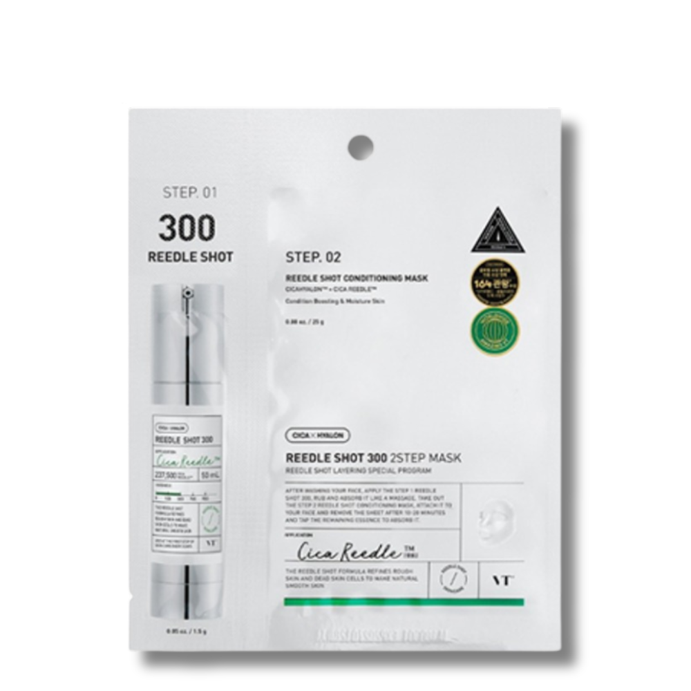 VT Cosmetics - Reedle Shot 300 2 Step Mask - bandomasis mini rinkinys