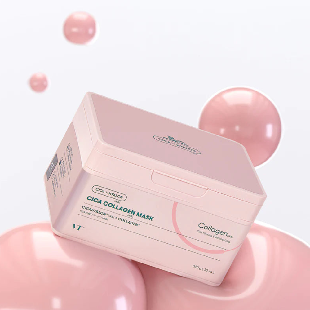VT Cica Collagen Mask - veido kaukės su kolagenu