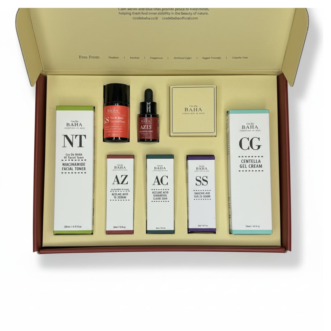 Cos De Baha odos priežiūros rinkinys probleminiai odai