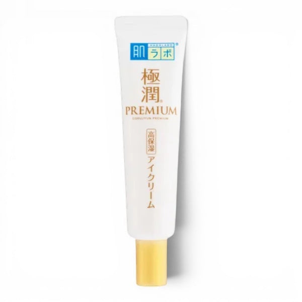 Hada Labo Gokujyun Premium Hyaluronic Eye Cream from bareskin.lt for deep hydration and smooth under-eye skin.
