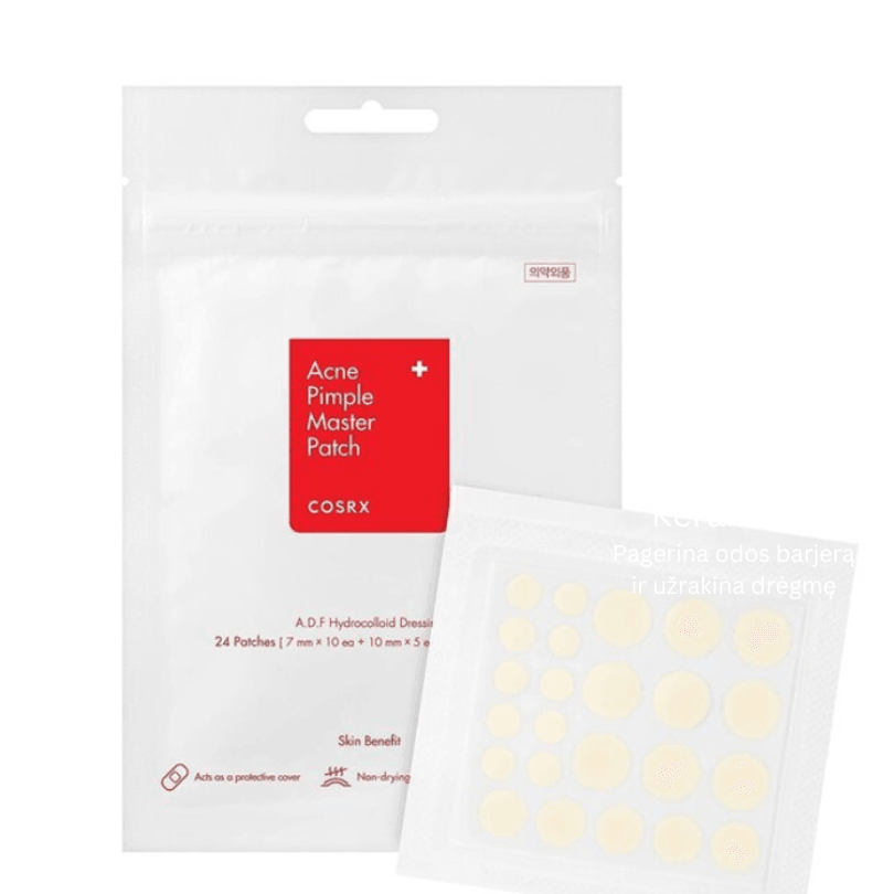 🎁 COSRX - Acne Pimple Master Patch - Pleistrai spuogams (DOVANA)