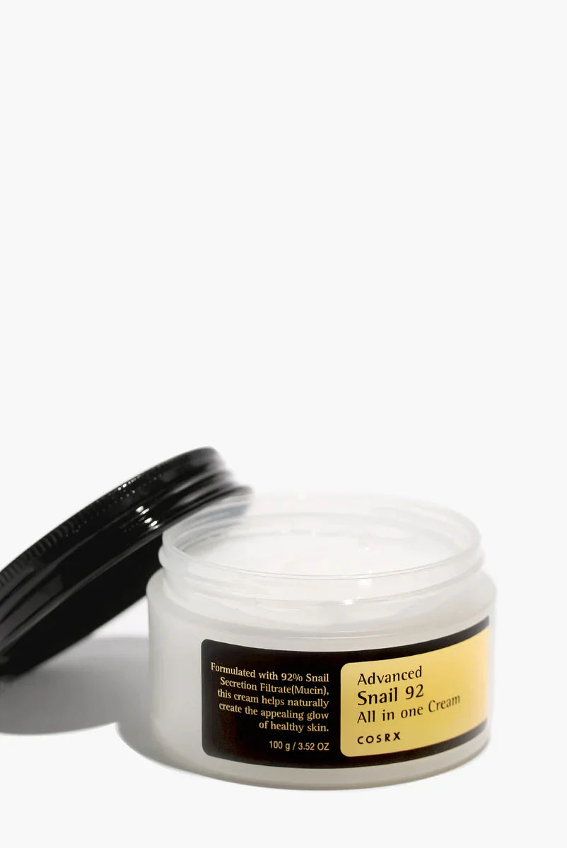 COSRX Advanced 92 All In One Cream - sraigių mucino veido kremas - Bare skin