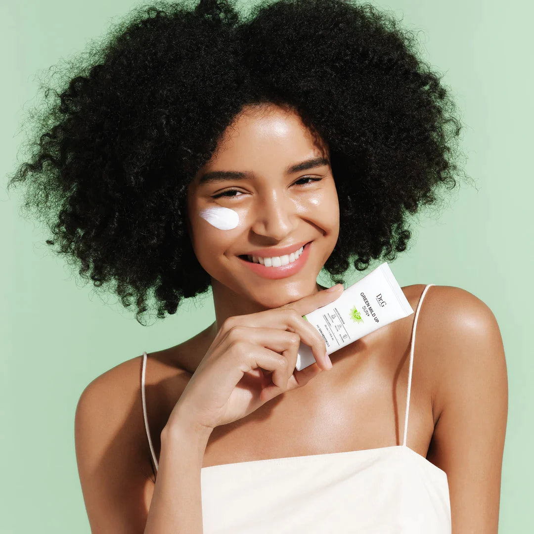 Dr.G - Green Mild Up Sun Plus - mineralinė apsauga nuo saulės - bareskin.lt