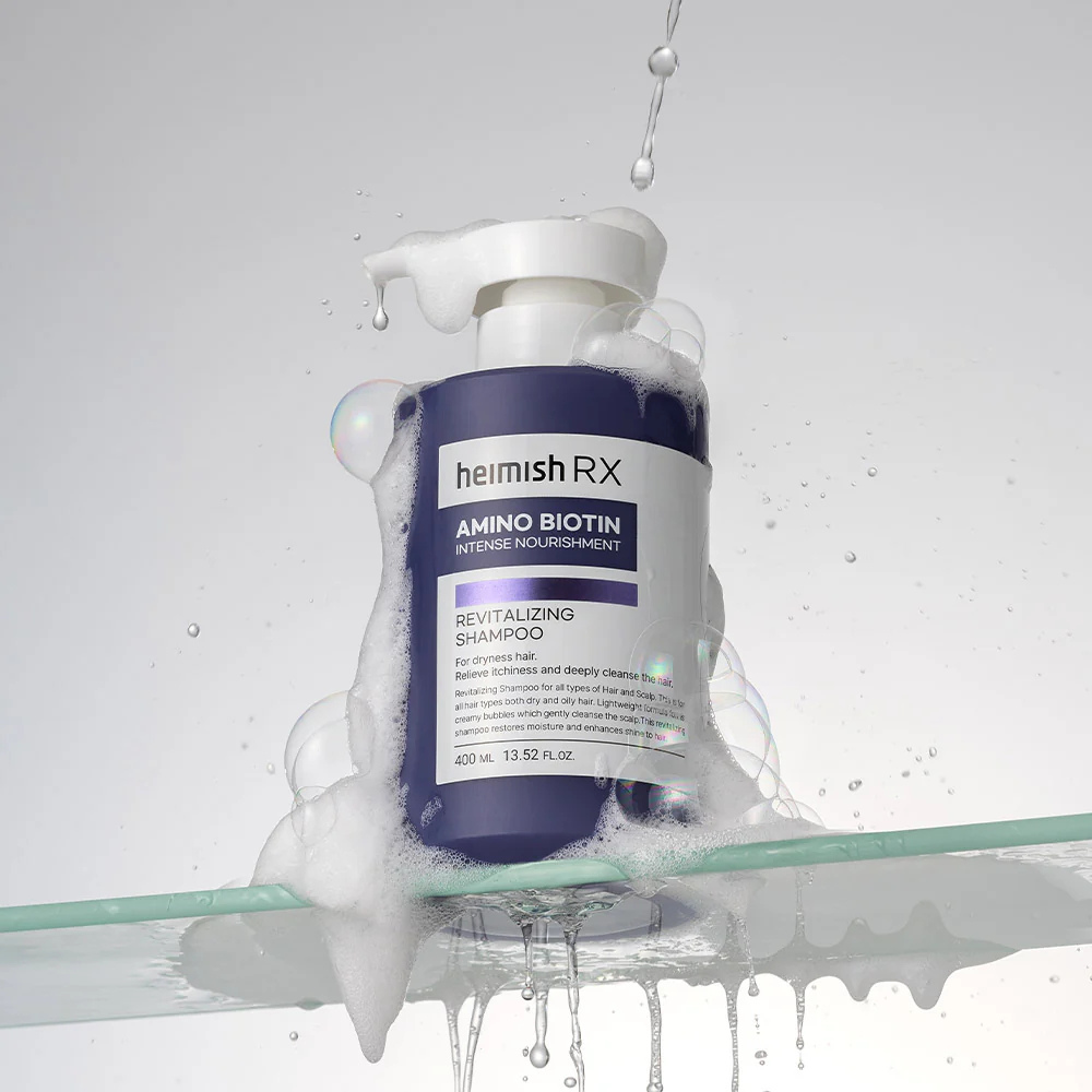 heimish - RX Amino Biotin Revitalizing Shampoo - šampūnas