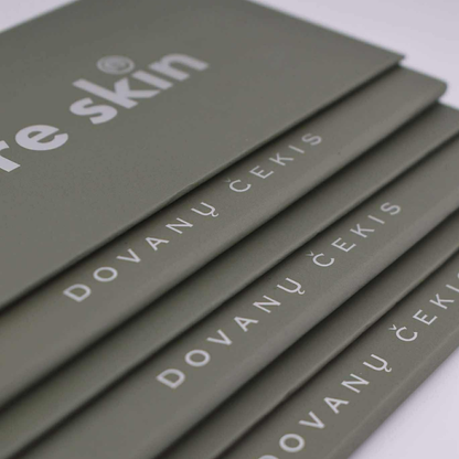 Bare Skin dovanų čekis (fizinis)