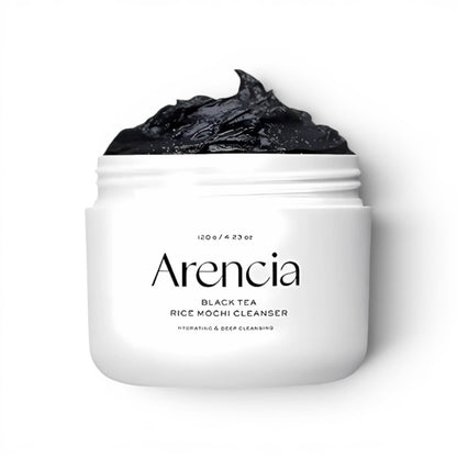 Arencia - Black Tea Rice Mochi Cleanser - veido prausiklis