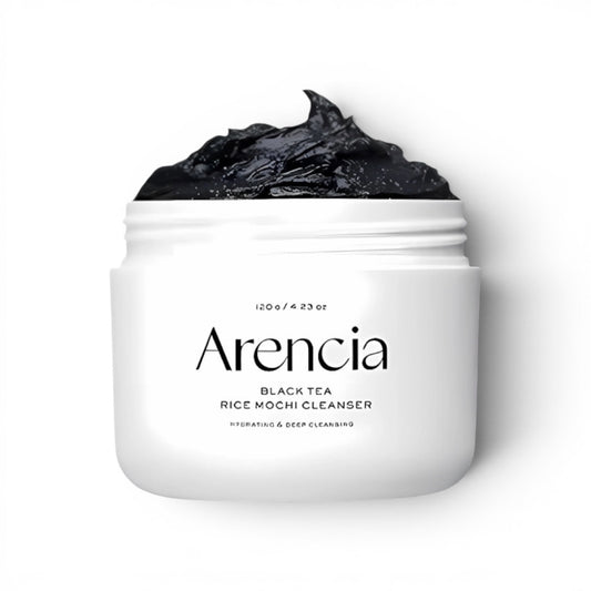 Arencia - Black Tea Rice Mochi Cleanser - veido prausiklis