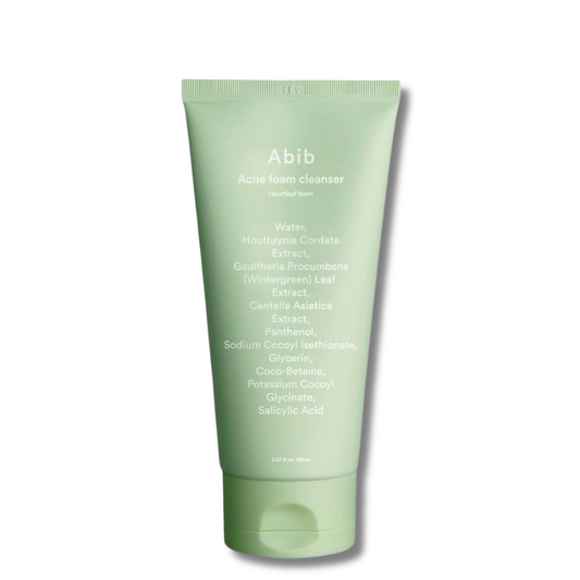 🎁 Abib Acne Foam Cleanser Heartleaf Foam - prausiklis su salicilo rūgštimi (100% off)