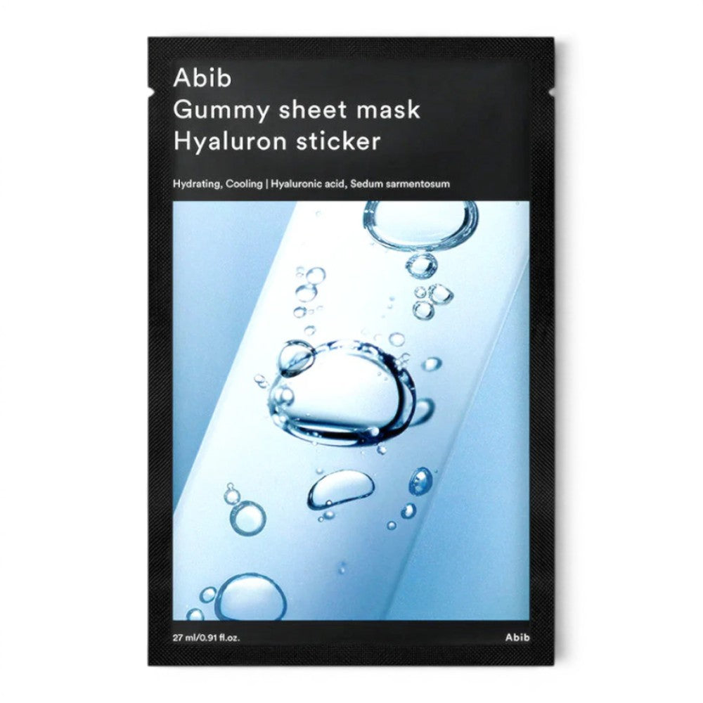 Abib Gummy Sheet Mask Hyaluron Sticker - veido kaukė