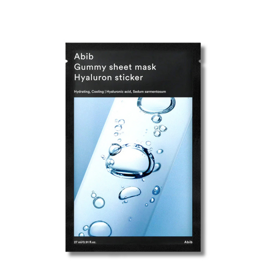 🎁 Abib Gummy Sheet Mask Hyaluron Sticker - veido kaukė (100% off)