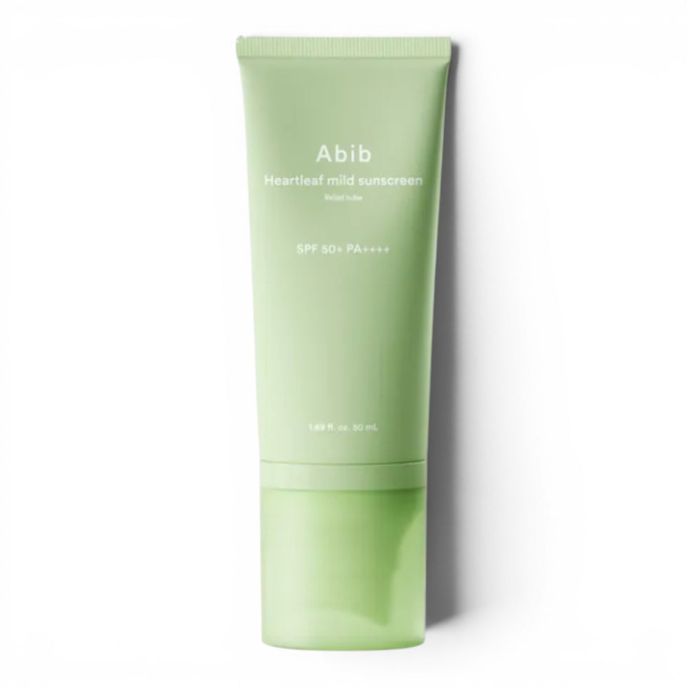 Abib - Heartleaf Mild Sunscreen Relief Tube - apsauga nuo saulės