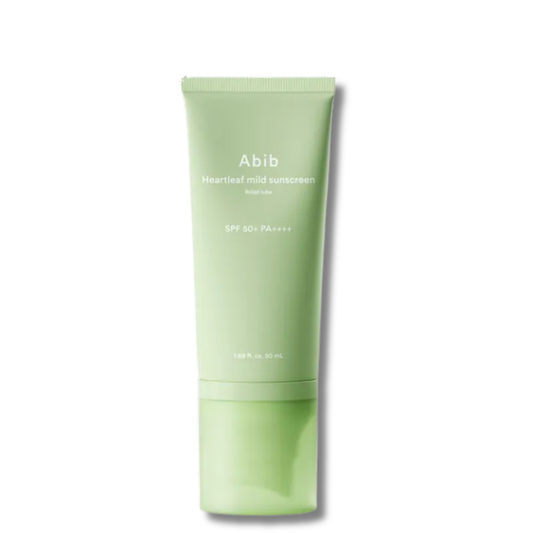 Abib - Heartleaf Mild Sunscreen Relief Tube - apsauga nuo saulės