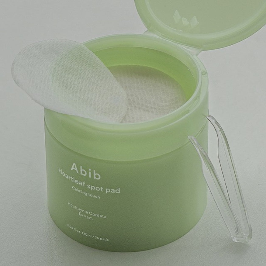 Abib Heartleaf Spot Pad Calming Touch Pads - toniko padeliai