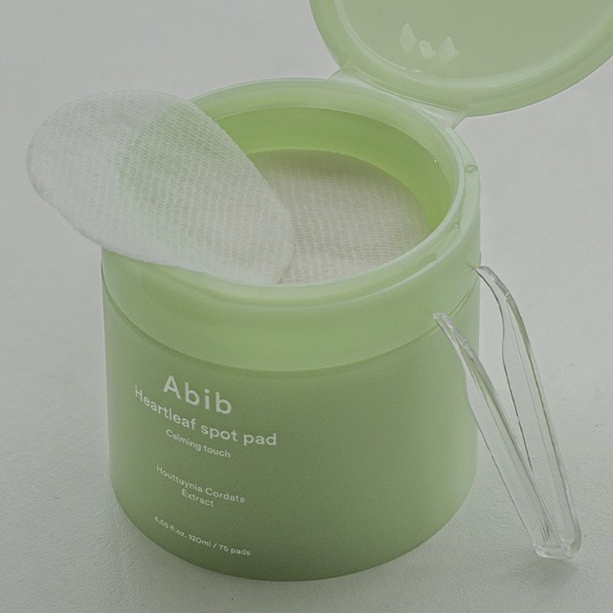 Abib Heartleaf Spot Pad Calming Touch Pads - tonerio padeliai