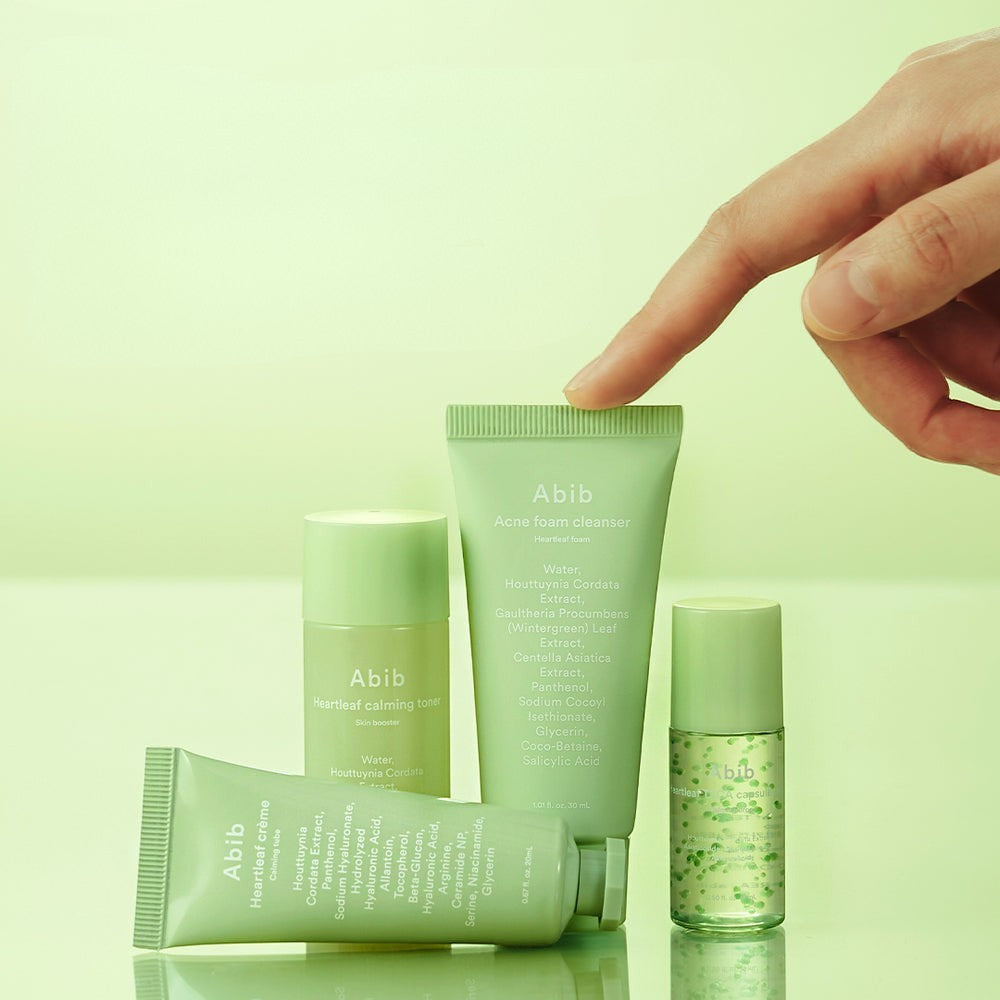 Abib - Heartleaf calming Trial kit - bandomasis rinkinys