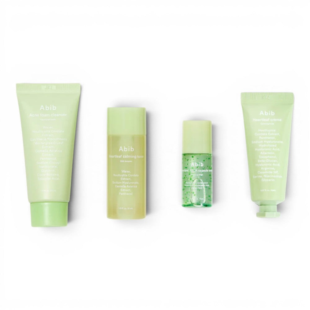 Abib - Heartleaf calming Trial kit - bandomasis rinkinys