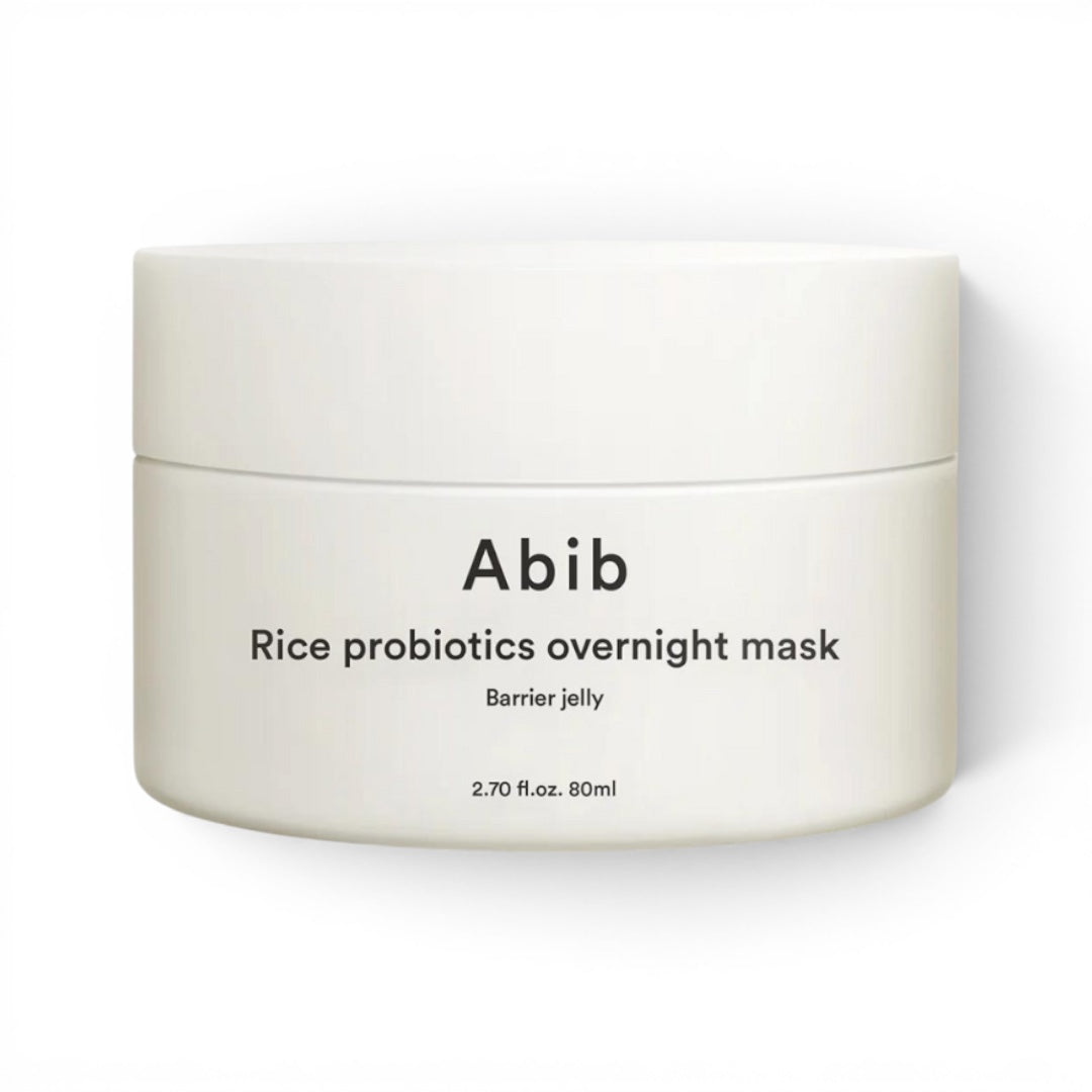 Abib - Rice Probiotics Overnight Mask Barrier Jelly - miego kaukė su probiotikais