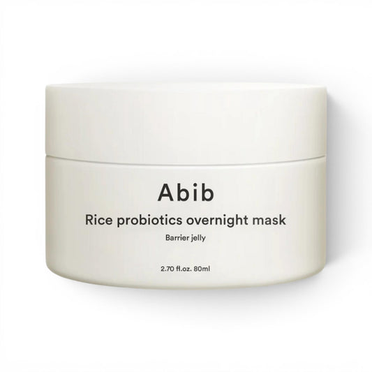 Abib - Rice Probiotics Overnight Mask Barrier Jelly - miego kaukė su probiotikais
