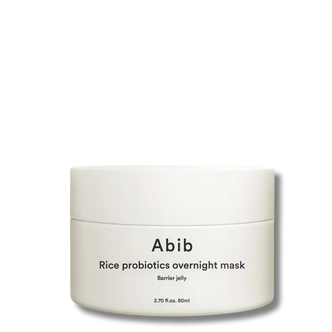 Abib - Rice Probiotics Overnight Mask Barrier Jelly - miego kaukė su probiotikais