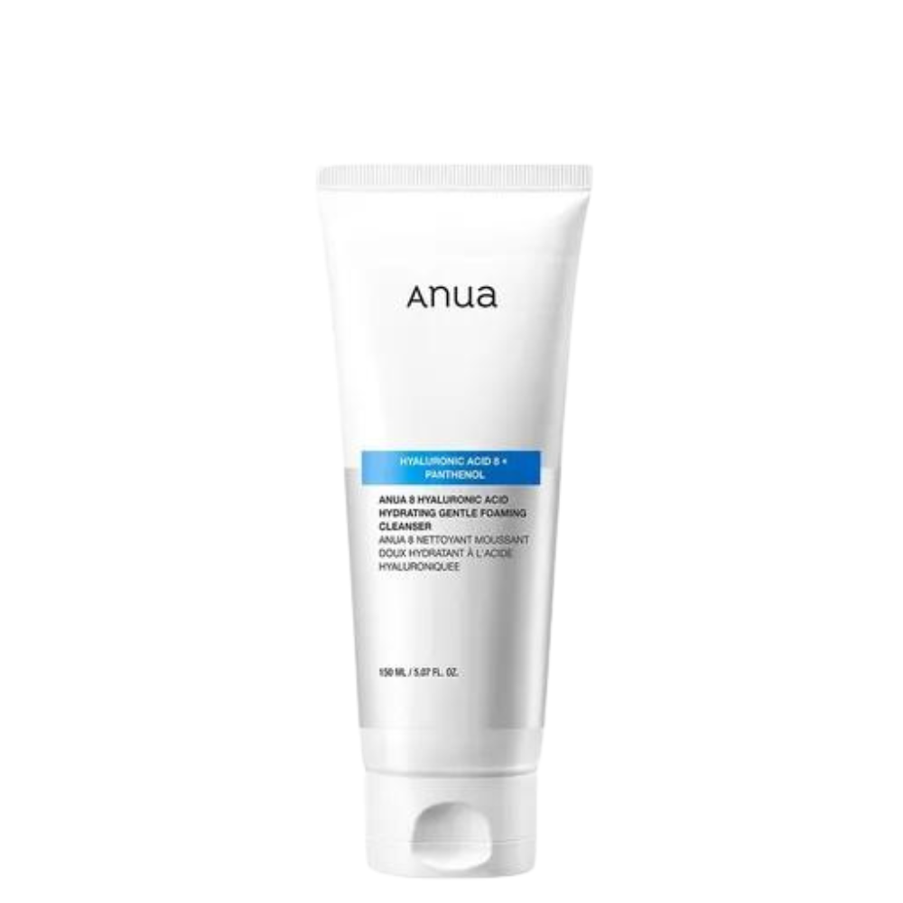 Anua 8 Hyaluronic Acid Hydrating Gentle Foaming Cleanser - veido prausiklis