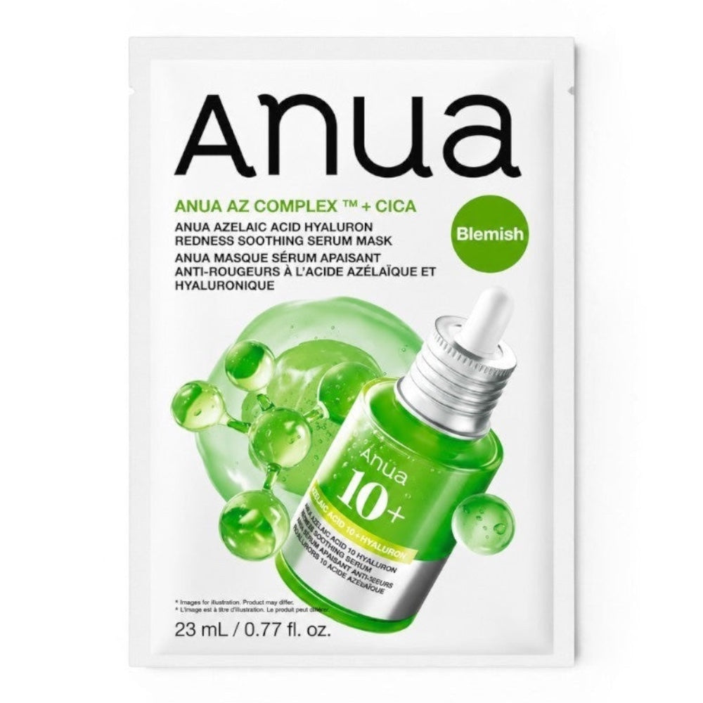 Anua - Azelaic Acid Hyaluron Redness Soothing Serum Mask - veido kaukė