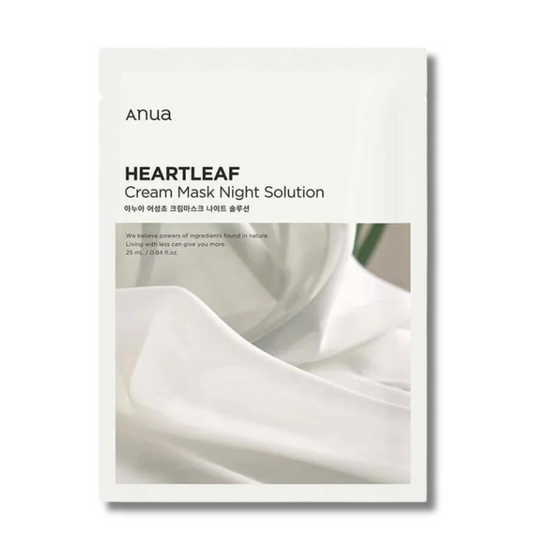 Anua Heartleaf Cream Mask Night Solution - naktinė veido kaukė