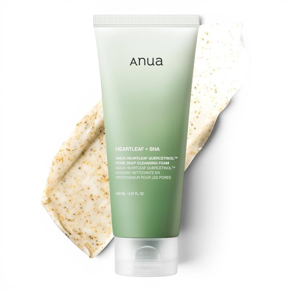 Anua Heartleaf Quercetinol Pore Deep Cleansing Foam - giliai poras valantis veido prausiklis