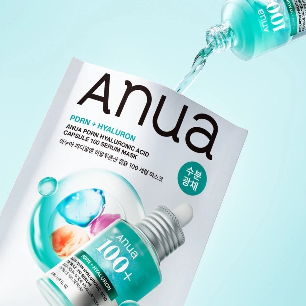 Anua - PDRN Hyaluronic Acid Capsule 100 Serum Mask - lakštinė kaukė