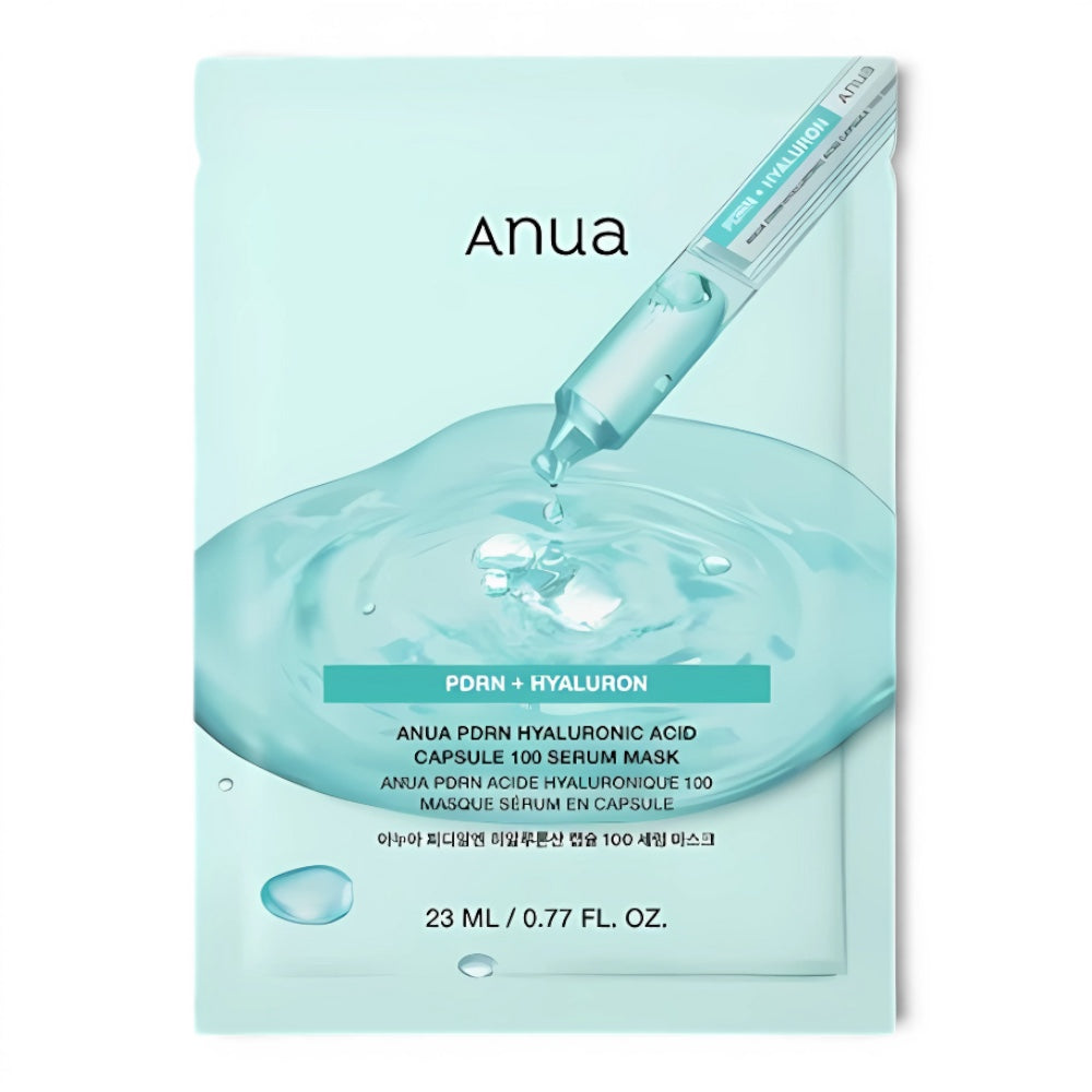 Anua - PDRN Hyaluronic Acid Capsule 100 Serum Mask - lakštinė veido kaukė