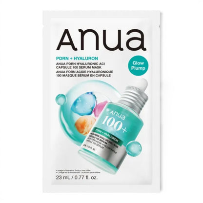 Anua - PDRN Hyaluronic Acid Capsule 100 Serum Mask - lakštinė kaukė